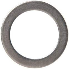 Made in USA - 1mm Thick, 20mm Inside x 28mm OD, Round Shim - 3/4" Screw, Uncoated 302/304 Stainless Steel - Benchmark Tooling