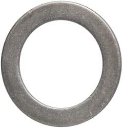 Made in USA - 1mm Thick, 25mm Inside x 36mm OD, Round Shim - 7/8" Screw, Uncoated 302/304 Stainless Steel - Benchmark Tooling