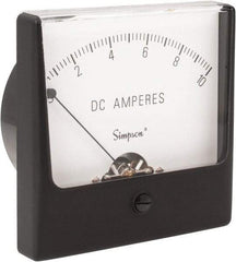 Simpson Electric - Analog, DC Ammeter, Panel Meter - 60 Hz, 0.005 Ohms at 60 Hz - Benchmark Tooling