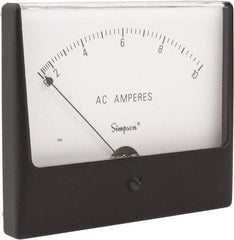 Simpson Electric - Analog, AC Ammeter, Panel Meter - 60 Hz, 0.004 Ohms at 60 Hz - Benchmark Tooling