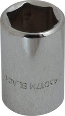 Blackhawk by Proto - 1/2" Drive, Standard Hand Socket - 6 Points, 1-1/2" OAL, Chrome Finish - Benchmark Tooling