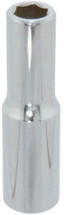Blackhawk by Proto - 1/2" Drive, Deep Hand Socket - 6 Points, 3-3/32" OAL, Chrome Finish - Benchmark Tooling