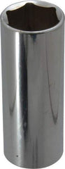 Blackhawk by Proto - 1/2" Drive, Deep Hand Socket - 6 Points, 3-3/32" OAL, Chrome Finish - Benchmark Tooling