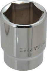 Blackhawk by Proto - 7/8", 1/2" Drive, Standard Hand Socket - 6 Points, 1-1/2" OAL, Chrome Finish - Benchmark Tooling