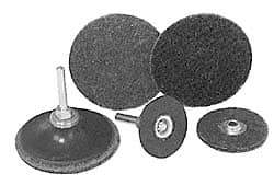 Superior Abrasives - 1-1/2" Disc Diam, Aluminum Oxide Quick Change Disc - Type S Attaching System, Nonwoven, Brown, Coarse Grade, FD Series - Benchmark Tooling