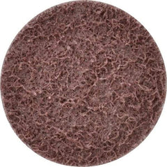 Superior Abrasives - 2" Disc Diam, Aluminum Oxide Quick Change Disc - Type R Attaching System, Nonwoven, Maroon, Medium Grade, FD Series - Benchmark Tooling