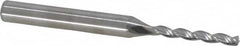 Kennametal - 3mm 130° Solid Carbide Jobber Drill - Bright Finish, Right Hand Cut, Spiral Flute, Straight Shank, 66mm OAL, Standard Point - Benchmark Tooling