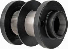 Sopko - 2-1/4" Diam Grinding Wheel Adapter - 1 to 2" Wheel Width, 1-1/4 - 16 Thread Size, Left Handed, 3" Taper per ', 1-1/4" Arbor Hole - Benchmark Tooling