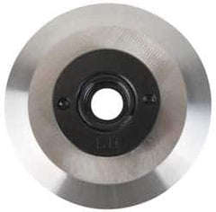 Sopko - 4-1/2" Diam Grinding Wheel Flange Adapter - 1/2" Wheel Width, 1-1/4 - 16 Thread Size, Right Handed, 3" Taper per ', 1-1/4" Arbor Hole - Benchmark Tooling