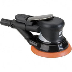 Dynabrade - 12,000 OPM, 18 CFM Air Consumption, Palm Air Orbital Sander - Round Pad, 1/4 NPT Inlet - Benchmark Tooling