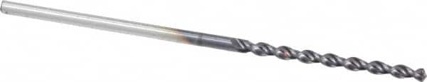 Accupro - 3/64" 130° Cobalt Jobber Drill - TiAlN Finish, Right Hand Cut, Parabolic Flute, Straight Shank, 1-1/2" OAL, Split Point - Benchmark Tooling