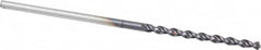 Accupro - 3/64" 130° Cobalt Jobber Drill - TiAlN Finish, Right Hand Cut, Parabolic Flute, Straight Shank, 1-1/2" OAL, Split Point - Benchmark Tooling