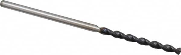 Accupro - #51 130° Cobalt Jobber Drill - TiAlN Finish, Right Hand Cut, Parabolic Flute, Straight Shank, 1-11/16" OAL, Split Point - Benchmark Tooling