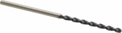 Accupro - #48 130° Cobalt Jobber Drill - TiAlN Finish, Right Hand Cut, Parabolic Flute, Straight Shank, 1-15/16" OAL, Split Point - Benchmark Tooling