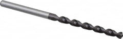 Accupro - 5/32" 130° Cobalt Jobber Drill - TiAlN Finish, Right Hand Cut, Parabolic Flute, Straight Shank, 2-15/16" OAL, Split Point - Benchmark Tooling