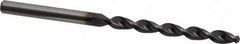 Accupro - #3 130° Cobalt Jobber Drill - TiAlN Finish, Right Hand Cut, Parabolic Flute, Straight Shank, 3-21/32" OAL, Split Point - Benchmark Tooling