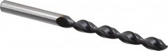 Accupro - Letter Q 130° Cobalt Jobber Drill - TiAlN Finish, Right Hand Cut, Parabolic Flute, Straight Shank, 4-19/32" OAL, Split Point - Benchmark Tooling