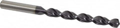 Accupro - 25/64" 130° Cobalt Jobber Drill - TiAlN Finish, Right Hand Cut, Parabolic Flute, Straight Shank, 5-1/4" OAL, Split Point - Benchmark Tooling
