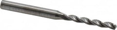 Kennametal - 4.2mm 130° Solid Carbide Jobber Drill - Bright Finish, Right Hand Cut, Spiral Flute, Straight Shank, 74mm OAL, Standard Point - Benchmark Tooling
