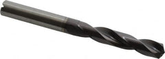 Guhring - 0.3937" 140° Solid Carbide Jobber Drill - FIREX Finish, Right Hand Cut, Spiral Flute, Straight Shank, 103mm OAL, SU Point - Benchmark Tooling