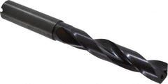 Guhring - 1/2" 140° Solid Carbide Jobber Drill - FIREX Finish, Right Hand Cut, Spiral Flute, Straight Shank, 124mm OAL, SU Point - Benchmark Tooling