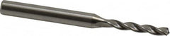 Kennametal - 3.7mm 130° Solid Carbide Jobber Drill - Bright Finish, Right Hand Cut, Spiral Flute, Straight Shank, 66mm OAL, Standard Point - Benchmark Tooling