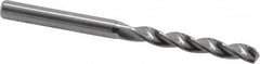 Kennametal - 5.55mm 130° Solid Carbide Jobber Drill - Bright Finish, Right Hand Cut, Spiral Flute, Straight Shank, 82mm OAL, Standard Point - Benchmark Tooling