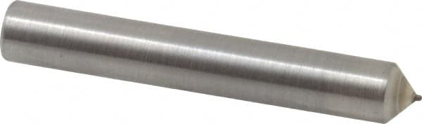 SPI - 0.02" Full Ball Radius Single Point Diamond Dresser - 2-1/2" Long x 3/8" Shank Diam - Benchmark Tooling