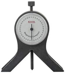 SPI - 360° Measuring Range, Magnetic Base Dial Protractor - Accuracy Up to 3 per min - Benchmark Tooling
