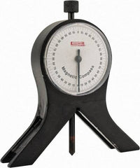 SPI - 360° Measuring Range, Magnetic Base Dial Protractor - Accuracy Up to 3 per min - Benchmark Tooling