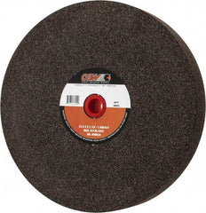 Camel Grinding Wheels - 36 Grit Aluminum Oxide Bench & Pedestal Grinding Wheel - 14" Diam x 1-1/2" Hole x 2" Thick, 1773 Max RPM, O Hardness, Very Coarse Grade , Vitrified Bond - Benchmark Tooling