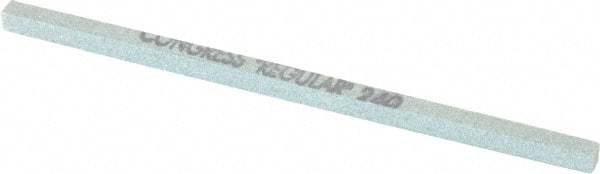 Made in USA - 240 Grit Silicon Carbide Square Polishing Stone - Very Fine Grade, 5/32" Wide x 4" Long x 5/32" Thick - Benchmark Tooling