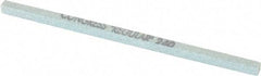 Made in USA - 240 Grit Silicon Carbide Square Polishing Stone - Very Fine Grade, 5/32" Wide x 4" Long x 5/32" Thick - Benchmark Tooling