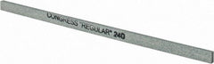 Made in USA - 240 Grit Silicon Carbide Rectangular Polishing Stone - Very Fine Grade, 1/4" Wide x 6" Long x 1/8" Thick - Benchmark Tooling