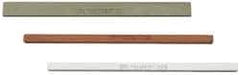 Made in USA - 150 Grit Aluminum Oxide Rectangular Polishing Stone - Very Fine Grade, 1/2" Wide x 6" Long x 1/4" Thick - Benchmark Tooling