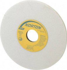 Norton - 7" Diam x 1-1/4" Hole x 1/4" Thick, I Hardness, 46 Grit Surface Grinding Wheel - Aluminum Oxide, Type 1, Coarse Grade, 3,600 Max RPM, Vitrified Bond, No Recess - Benchmark Tooling