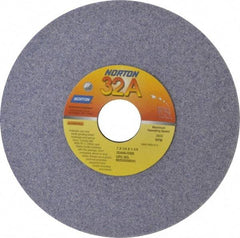 Norton - 7" Diam x 1-1/4" Hole x 1/4" Thick, I Hardness, 46 Grit Surface Grinding Wheel - Aluminum Oxide, Type 1, Coarse Grade, 3,600 Max RPM, Vitrified Bond, No Recess - Benchmark Tooling