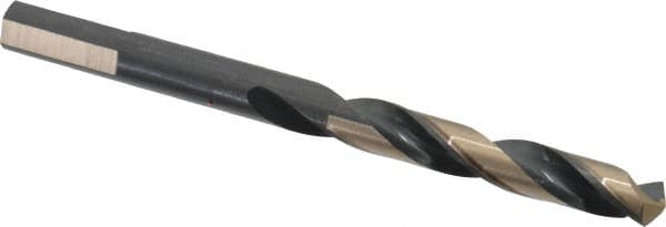 Triumph Twist Drill - 5/16" High Speed Steel, 135° Point, Round with Flats Shank Maintenance Drill Bit - Benchmark Tooling