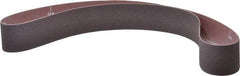 Norton - 2" Wide x 48" OAL, 80 Grit, Aluminum Oxide Abrasive Belt - Aluminum Oxide, Medium, Coated, X Weighted Cloth Backing, Series R228 - Benchmark Tooling