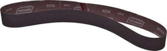 Norton - 2" Wide x 48" OAL, 120 Grit, Aluminum Oxide Abrasive Belt - Aluminum Oxide, Fine, Coated, X Weighted Cloth Backing, Series R228 - Benchmark Tooling