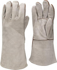 MCR Safety - Size XL Cowhide Welding Glove - 13" OAL, Gauntlet Cuff - Benchmark Tooling