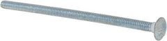 Value Collection - 1/4-20 UNC 5" Length Under Head, Standard Square Neck, Carriage Bolt - Grade 5 Steel, Zinc-Plated Finish - Benchmark Tooling