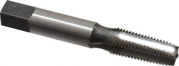 Reiff & Nestor - 1/16-27 NPTF Thread, 4 Flute Standard Pipe Tap - 2-1/8" OAL, 11/16" Thread Length, 5/16" Shank Diam, Oxide Finish, High Speed Steel - Exact Industrial Supply