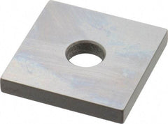 Mitutoyo - 0.141" Square Steel Gage Block - Accuracy Grade 0, Includes Certificate of Inspection - Benchmark Tooling