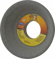 Norton - 4" Diam, 1-1/4" Hole Size, 1-1/2" Overall Thickness, 80 Grit, Type 11 Tool & Cutter Grinding Wheel - Medium Grade, Aluminum Oxide, K Hardness, Vitrified Bond, 5,730 RPM - Benchmark Tooling