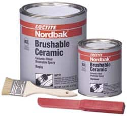 Loctite - 6 Lb Kit Gray Epoxy Resin Filler/Repair Caulk - 248°F Max Operating Temp, 6 hr Full Cure Time, Series 209 - Benchmark Tooling