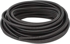 Hubbell Wiring Device-Kellems - 3/8" Trade Size, 100' Long, Flexible Liquidtight Conduit - PVC, 12.6mm ID, Black - Benchmark Tooling