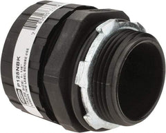 Hubbell Wiring Device-Kellems - 1-1/4" Trade, Nylon Push In Straight Liquidtight Conduit Connector - Noninsulated - Benchmark Tooling