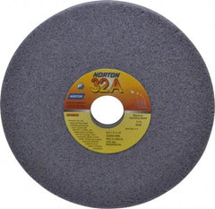 Norton - 8" Diam x 1-1/4" Hole x 1" Thick, I Hardness, 46 Grit Surface Grinding Wheel - Aluminum Oxide, Type 5, Coarse Grade, 3,105 Max RPM, Vitrified Bond, One-Side Recess - Benchmark Tooling