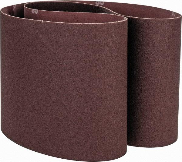 Norton - 6" Wide x 48" OAL, 80 Grit, Aluminum Oxide Abrasive Belt - Aluminum Oxide, Medium, Coated, X Weighted Cloth Backing, Series R228 - Benchmark Tooling